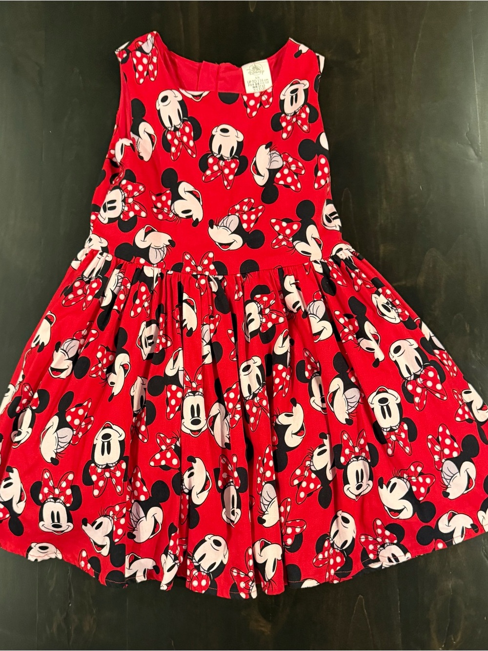 🎀 Disney Minnie Mouse Red Twirl Dress – Girls 5/6 🎀